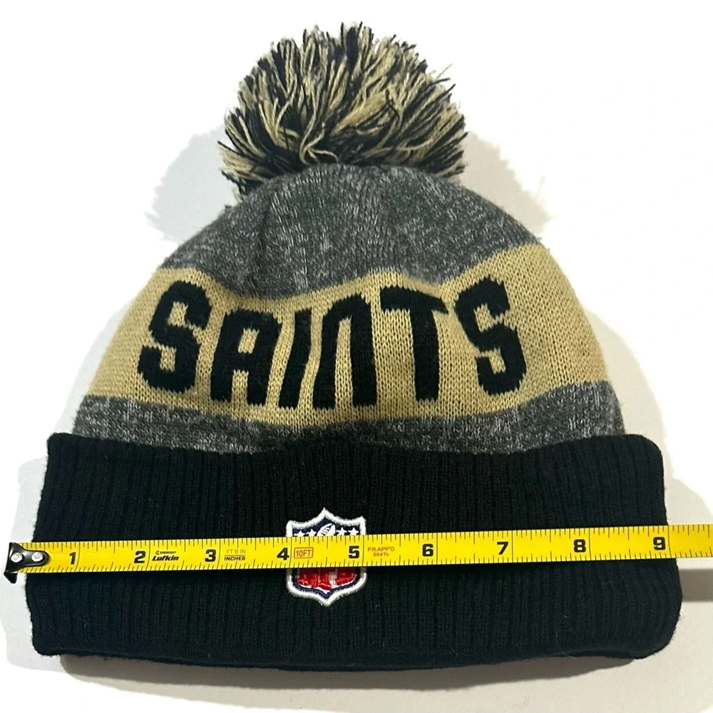 New Orleans Saints New Era NFL Beanie POM Knit Hat Youth Size Hat